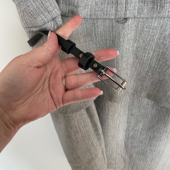 Connected Apparel grey dress with peplum waist - Picture 4 of 9